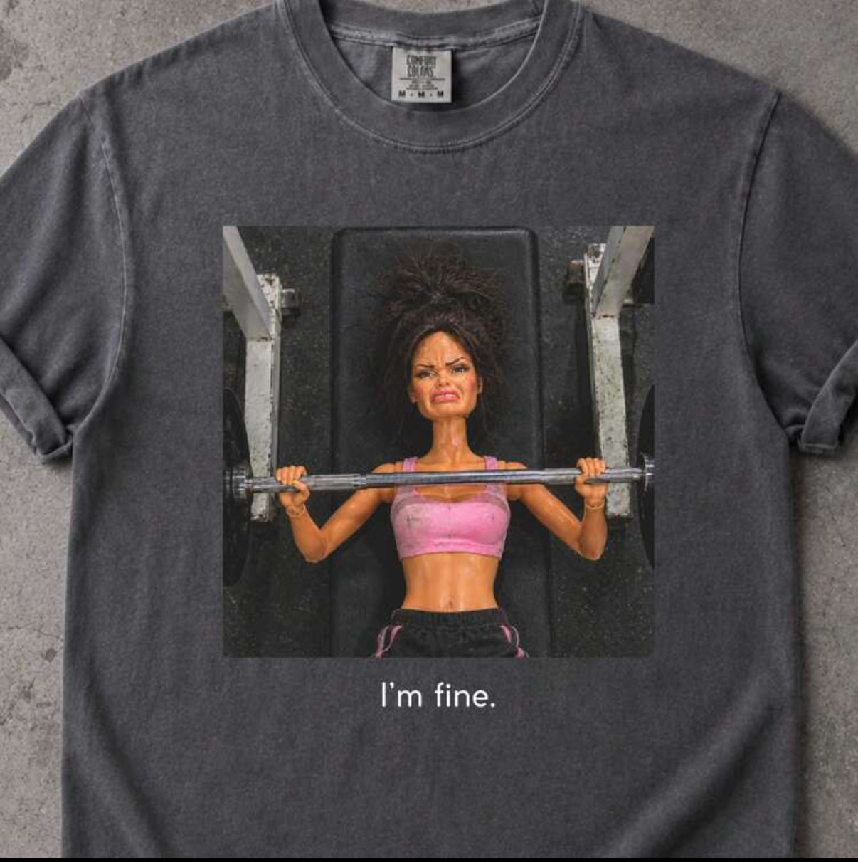 “I’m fine - gym struggle